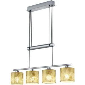 Suspension Trio Garda Moderne 4 Lumières Nickel Suspension Trio Garda Moderne 4 Lumières Nickel