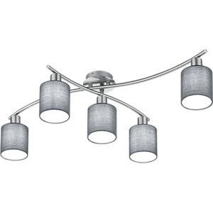 Trio Lighting Garda Modern 5 Light Multi Arm Semi Flush Ceiling Lamp - Ceiling Light Trio Lighting Garda Modern 5 Light Multi Arm Semi Flush Ceiling Lamp - Ceiling Light