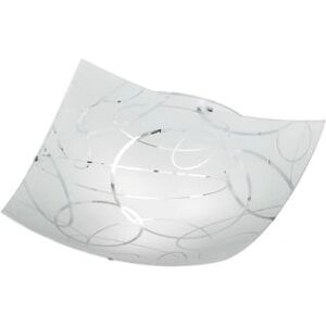 Lampa de plafon Spirelli de Trio Lighting - Pătrat, Decor în cercuri, 40W Lampa de plafon Spirelli de Trio Lighting - Pătrat, Decor în cercuri, 40W
