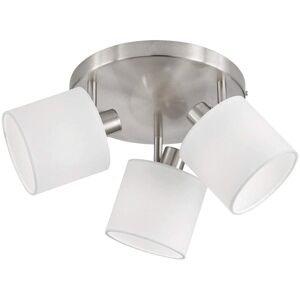 TRIO LEUCHTEN Tommy Nickel Modern 3-Light Ceiling Spotlight - Ceiling Spotlight TRIO LEUCHTEN Tommy Nickel Modern 3-Light Ceiling Spotlight - Ceiling Spotlight