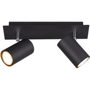 Trio Lighting Marley Twin Ceiling Spotlight - Modern Black 2-Light Trio Lighting Marley Twin Ceiling Spotlight - Modern Black 2-Light