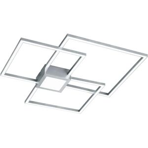 Trio Lighting Hydra Modern 38W LED Semi Flush Light Nickel Matt - LED ceiling light Trio Lighting Hydra Modern 38W LED Semi Flush Light Nickel Matt - LED ceiling light