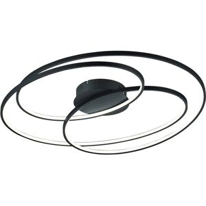 Trio Lighting Gale Moderne 50W LED Semi Flush Light Sort Mat - LED Loftlampe Trio Lighting Gale Moderne 50W LED Semi Flush Light Sort Mat - LED Loftlampe