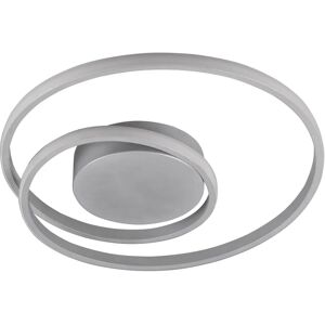 Trio Lighting Zibal Semi Flush Light - Modern LED Titanium 3000K Trio Lighting Zibal Semi Flush Light - Modern LED Titanium 3000K