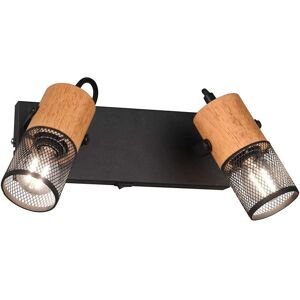 Trio Lighting Tosh Vintage 2 Light Twin Ceiling Spotlight - Ceiling Spotlight Trio Lighting Tosh Vintage 2 Light Twin Ceiling Spotlight - Ceiling Spotlight