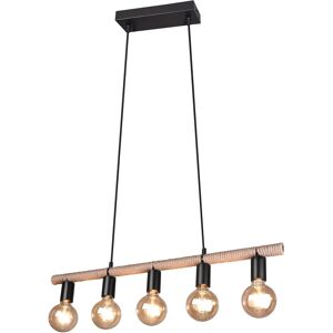 Trio Lighting Einar 5-Licht Moderne Pendelleuchte Schwarz - Deckenleuchte Trio Lighting Einar 5-Licht Moderne Pendelleuchte Schwarz - Deckenleuchte