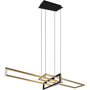 Trio Salinas Brass Modern Ceiling Light - Dimmable 3000K Trio Salinas Brass Modern Ceiling Light - Dimmable 3000K