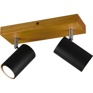 Trio Marley II Ceiling Spotlight - Modern Black Twin LED Light Trio Marley II Ceiling Spotlight - Modern Black Twin LED Light