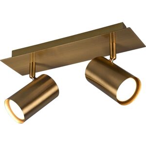 Trio Lighting Marley Old Brass 2-Light Ceiling Spotlight Trio Lighting Marley Old Brass 2-Light Ceiling Spotlight