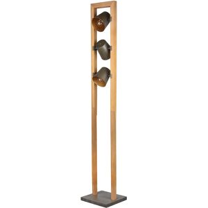 Trio Nickel Antique 3-Light Floor Lamp - Floor Lamp Trio Nickel Antique 3-Light Floor Lamp - Floor Lamp