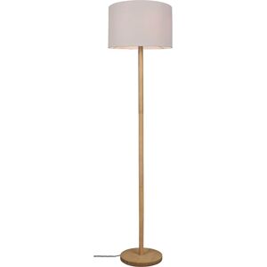 Lámpara de pie Trio Korba ø 40 cm - Moderno, base de madera, interruptor pie - Lámpara de pie Lámpara de pie Trio Korba ø 40 cm - Moderno, base de madera, interruptor pie - Lámpara de pie