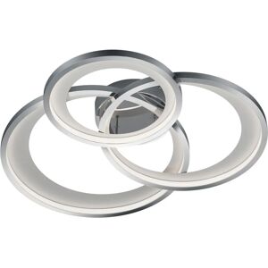 Trio Lighting Granada Semi Flush Light Chrome - Modern 36W LED 71cm Trio Lighting Granada Semi Flush Light Chrome - Modern 36W LED 71cm