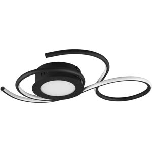 Trio Lighting Jive Modern 36W LED Semi Flush Light Black Matt - LED Ceiling Light Trio Lighting Jive Modern 36W LED Semi Flush Light Black Matt - LED Ceiling Light