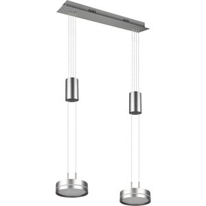 Trio Franklin Nickel Moderne 2-Licht LED Pendelleuchte Trio Franklin Nickel Moderne 2-Licht LED Pendelleuchte