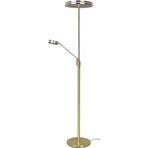 Trio Lighting Franklin Messing Moderne Stehlampe - Dimmbar Trio Lighting Franklin Messing Moderne Stehlampe - Dimmbar