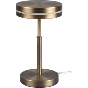 Trio Lighting Franklin Modell Altmessing Moderne 6W LED Tischlampe Trio Lighting Franklin Modell Altmessing Moderne 6W LED Tischlampe