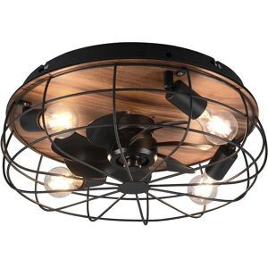 Trio Lighting Trondheim Modern 4 Light Ceiling Fan Black Matt - Ceiling Fan Trio Lighting Trondheim Modern 4 Light Ceiling Fan Black Matt - Ceiling Fan