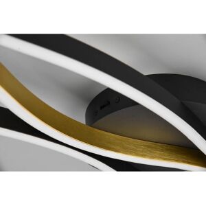 Trio Lighting Blaze Messing Matt LED Deckenleuchte - Dimmbar, 2300K-4000K Trio Lighting Blaze Messing Matt LED Deckenleuchte - Dimmbar, 2300K-4000K