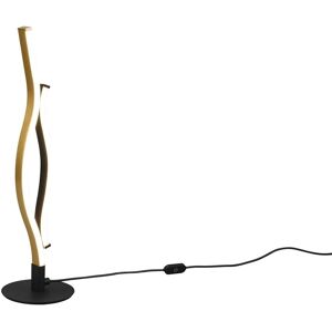 Trio Lighting Blaze Modern 8W LED Table Lamp Brass - Adjustable Color Temp Trio Lighting Blaze Modern 8W LED Table Lamp Brass - Adjustable Color Temp