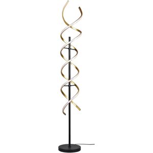 Trio Lighting Sequence Brass Matt Floor Lamp - LED, Dimmable, 2300-4000K Trio Lighting Sequence Brass Matt Floor Lamp - LED, Dimmable, 2300-4000K