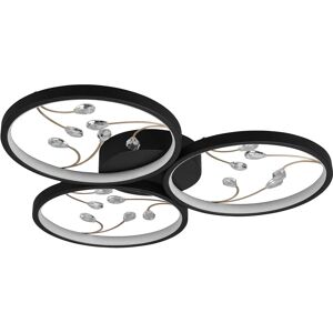 Poloviční stropní LED světlo Trio Lighting Groovy 30W Černé Poloviční stropní LED světlo Trio Lighting Groovy 30W Černé