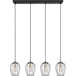 TRIO Suspension en Métal Noir - E27 - Intérieur Moderne - Publicité TRIO Suspension en Métal Noir - E27 - Intérieur Moderne - Publicité