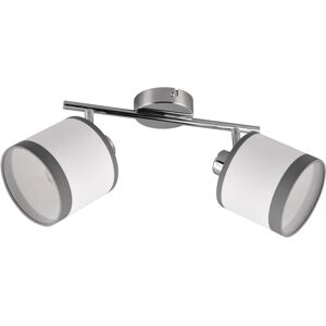 TRIO Reality R81552006 Foco de Techo 2xE14 Cromo Blanco - Foco Empotrado TRIO Reality R81552006 Foco de Techo 2xE14 Cromo Blanco - Foco Empotrado