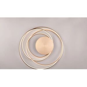 Trio Gouden NALA LED Plafondlamp - 57W, 6800lm, Verstelbare kleurtemperatuur Trio Gouden NALA LED Plafondlamp - 57W, 6800lm, Verstelbare kleurtemperatuur