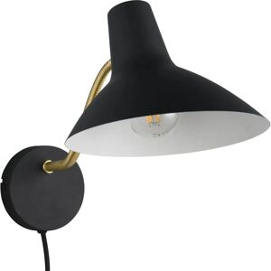 Lumină de perete TRIO Traveller - E27, Negru, Auriu Lumină de perete TRIO Traveller - E27, Negru, Auriu