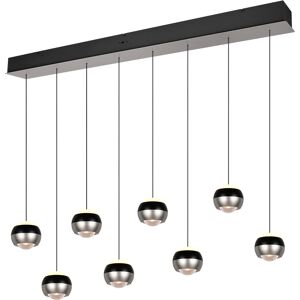 Zwart/Nikkel Mat Verstelbare Hanglamp - Orbit - Hanglamp Zwart/Nikkel Mat Verstelbare Hanglamp - Orbit - Hanglamp