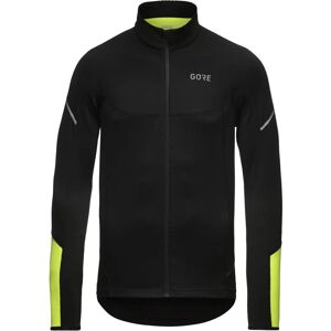 GORE WEAR GORE M Thermo Zip Shirt - Long Sleeve - Black/Neon Yellow - M GORE WEAR GORE M Thermo Zip Shirt - Long Sleeve - Black/Neon Yellow - M