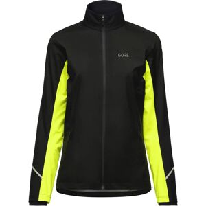 Gore Wear Gore R3 Partial Gore-Tex Jacket - Women - Black / Neon Yellow - Running Gore Wear Gore R3 Partial Gore-Tex Jacket - Women - Black / Neon Yellow - Running