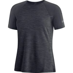 Gore Wear Vivid Loopshirt voor Dames - Zwart - Kort Mouwshirt Gore Wear Vivid Loopshirt voor Dames - Zwart - Kort Mouwshirt