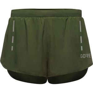 Gore Wear Split Shorts - Lightweight, Green, Adjustable Waist - Shorts Gore Wear Split Shorts - Lightweight, Green, Adjustable Waist - Shorts