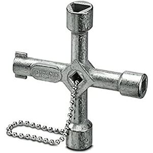 Phoenix Contact Control Cabinet Key - Zinc, 4 Profiles Phoenix Contact Control Cabinet Key - Zinc, 4 Profiles