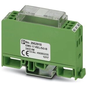 Phoenix Contact EMG 17-REL/SG-B 24/21/M Relay Module - Electrical Relay Phoenix Contact EMG 17-REL/SG-B 24/21/M Relay Module - Electrical Relay