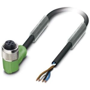 Phoenix Contact 1693526 Sensor-Actuator Cable - Black, 3m, 4-pin Vinked M12 Phoenix Contact 1693526 Sensor-Actuator Cable - Black, 3m, 4-pin Vinked M12