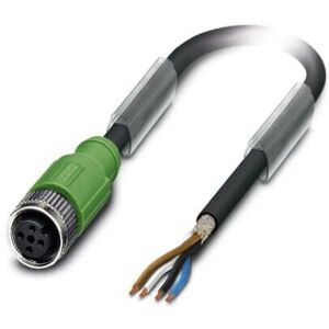 Phoenix 1500716 Sensor/Actuator Cable - 10m, 4-pin, Shielded Phoenix 1500716 Sensor/Actuator Cable - 10m, 4-pin, Shielded
