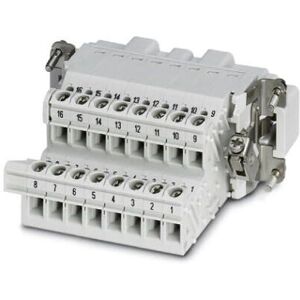 Phoenix Contact HC-B 16-A-UT-PEL-M Terminaladapter - 16-polig, zwaar, Bedieningskast Phoenix Contact HC-B 16-A-UT-PEL-M Terminaladapter - 16-polig, zwaar, Bedieningskast