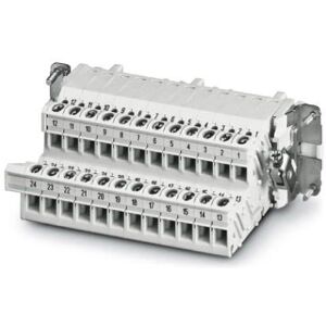 Phoenix Contact HC-B 24-A-UT-PEL-F Terminaladapter - 24-polig, Schroef, Bedrijfskast Phoenix Contact HC-B 24-A-UT-PEL-F Terminaladapter - 24-polig, Schroef, Bedrijfskast