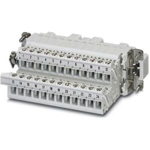 Phoenix Contact HC-B 24-A-UT-PER-M 24-polige terminalenconnector - Serie B24 Phoenix Contact HC-B 24-A-UT-PER-M 24-polige terminalenconnector - Serie B24