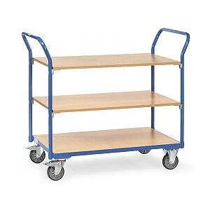 Fetra 1800 Stahl-Handwagen - 3 Ebenen - 200kg Max. Belastung Fetra 1800 Stahl-Handwagen - 3 Ebenen - 200kg Max. Belastung