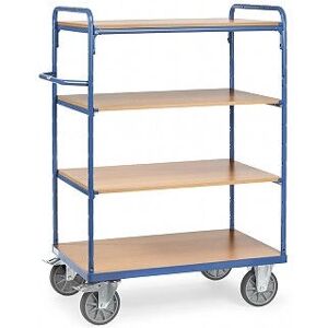 Fetra Etagenwagen mit 4 Böden aus Holz 1200x800mm Ladefläche - Transportwagen Fetra Etagenwagen mit 4 Böden aus Holz 1200x800mm Ladefläche - Transportwagen