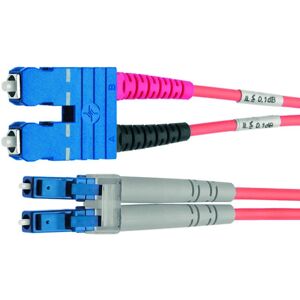 Telegärtner L00891A0082 Fiber Optic Cable - 2 m, OM4, SC-LC, Black Telegärtner L00891A0082 Fiber Optic Cable - 2 m, OM4, SC-LC, Black