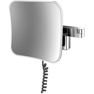 Emco Chromen 5x Vergrotings-LED Badkamer Spiegel - Vierkant Emco Chromen 5x Vergrotings-LED Badkamer Spiegel - Vierkant