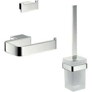 Emco Loft WC Set - Chrome, 3 Accessories in 1 Emco Loft WC Set - Chrome, 3 Accessories in 1