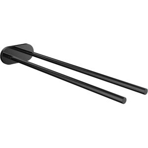 Emco Round Towel Holder - 2 Arms - Black - 400mm Emco Round Towel Holder - 2 Arms - Black - 400mm