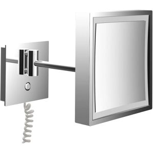 Emco Pure LED Kosmetikspiegel - Rechteckig, 3-fach, Chrom Emco Pure LED Kosmetikspiegel - Rechteckig, 3-fach, Chrom