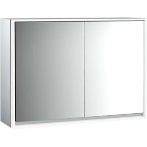 Emco LED-Badezimmerschrank - 1000mm, 2 Türen, Aluminium Emco LED-Badezimmerschrank - 1000mm, 2 Türen, Aluminium