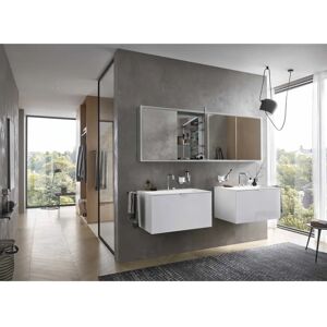 Emco Prime Facelift LED Spiegelschrank - 1200mm, 2 Türen, Aluminium Emco Prime Facelift LED Spiegelschrank - 1200mm, 2 Türen, Aluminium